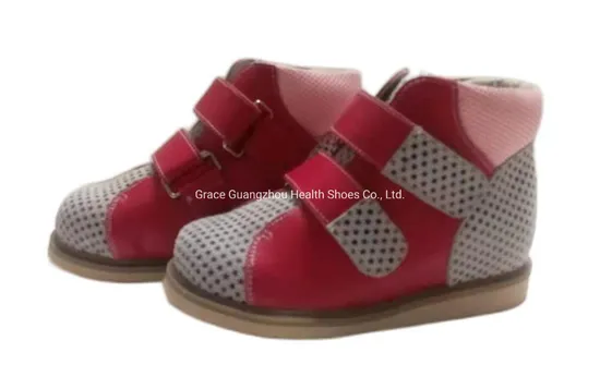 Orthopedic Shoe for Girl with Stable Supporting Therapeutic Flat Foot & Posture