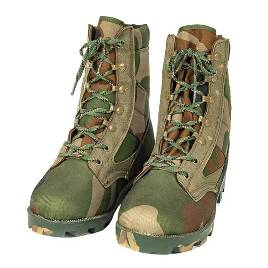 Panama Outsole Combat Boots Camo Army Boots Outdoor Camping Boot