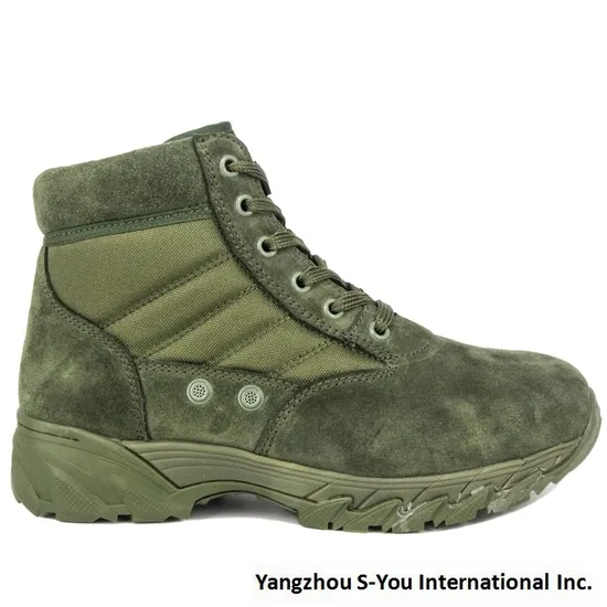 Best Sales Low Price Olive Green Woodland Military Style Boots for Men
