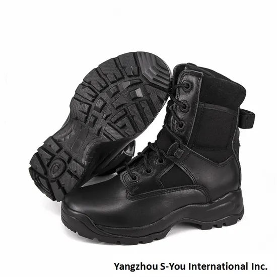 China Factory Cheap Price Genuine Leather Military Style Tactical Combat Boot