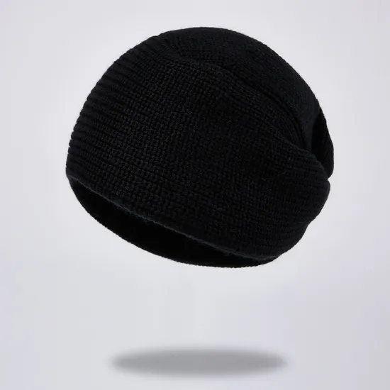 New Design Premium Wool Solid Color Knit Cold Hat Bobble Hat Woolen Beanie