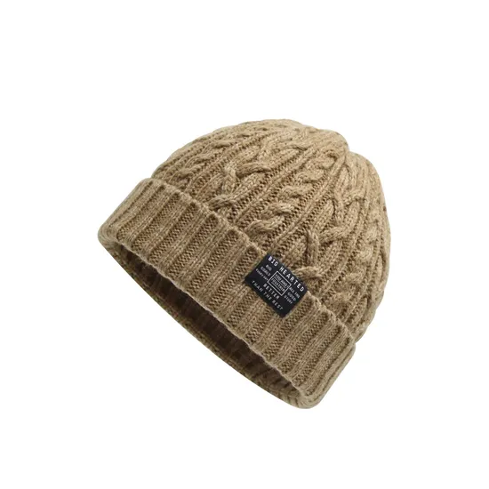 New Style Knitted Lovery Lady Twisted Flower Knitted Hat