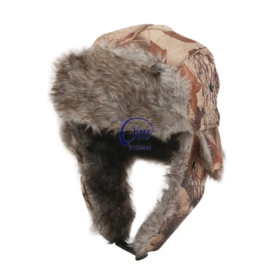 Yuemai Winter Keep Warm Men′s Plush Camouflage Ushanka Hat
