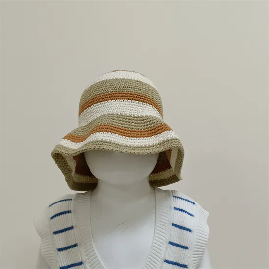 New Style Hand Crocheted Baby Beanie Kids Hat Children Sunhat for Spring Autumn