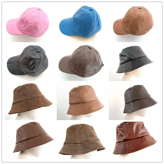 Factory Real Leather Coats Distributor Fisherman Hat Bucket Baseball Caps