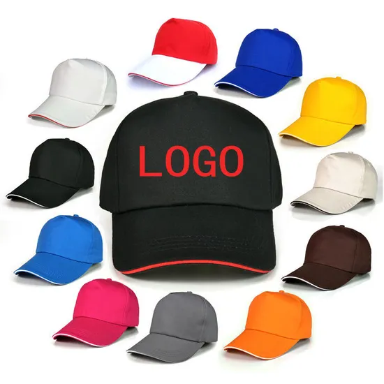 Cheap Cotton 6 Panel Unisex Blank Golf Baseball Custom Hip Hop Flat Edge Hat Men′ S and Women′ S Cap