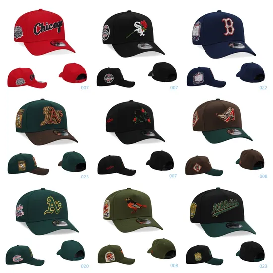 Wholesale Cheap Baseball Caps Embroidery Snapback Fitted Flat Hats American Football Basketball