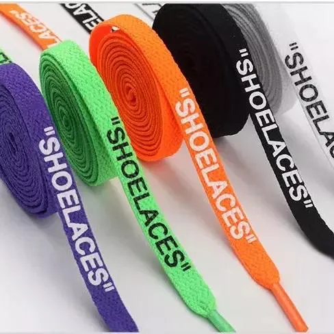 Wholesale Soft Name Brand Printed and Custom Size Dyed Shoelaces Men′ S Casual Cotton Polyester Elastic Shoe Laces