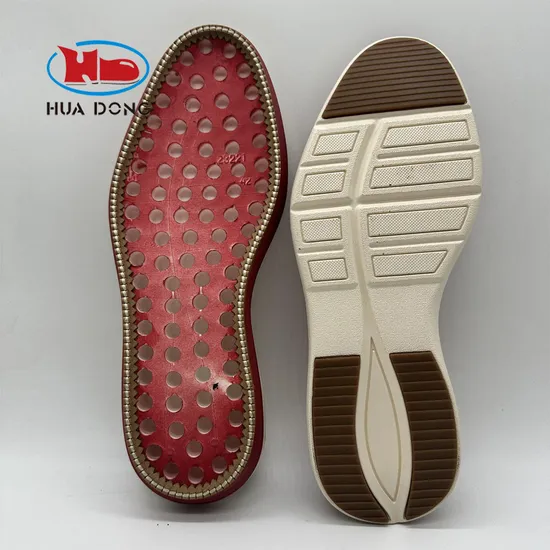 2024 PU Men′s Casual Leather Shoe Sole Outsole Business Men′s Shoe Sole