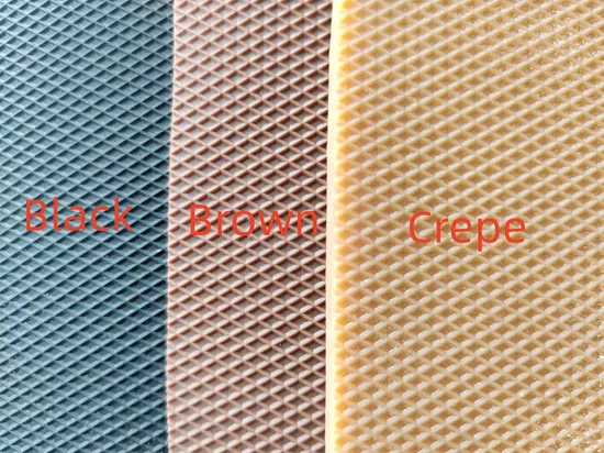 Crepe Rubber Soling Sheets Shoe Sole Natural Rubber Sole Sheet