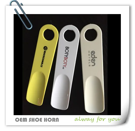 Plastic Shoe Horn /Print Logo Hotel Shoehorn