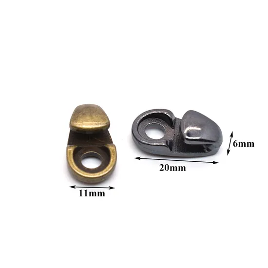 Gunmetal Boot Hooks Lace Fittings with Rivets Camp Hike Climbing Repair Shoe Accessory Metal Shoe Hook Buckle and Rivet