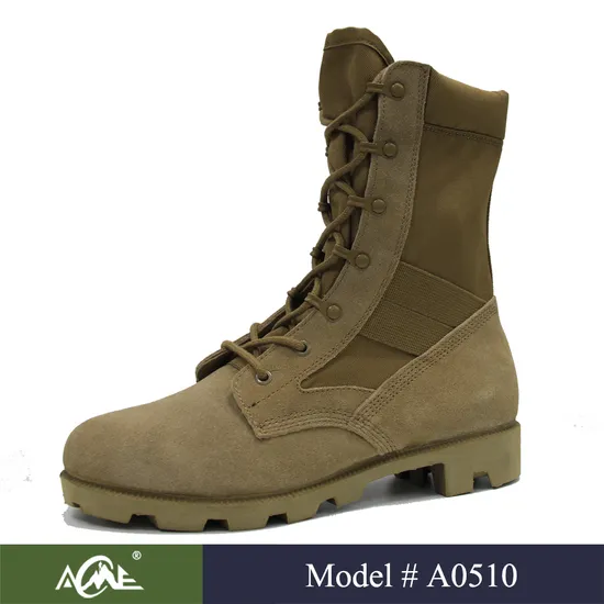 Acme High Quality Tan Color Kevlar Midsole Panama Jungle Army Military Combat DMS Boots