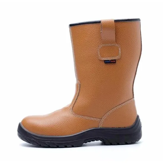 Cow Leather Safety Shoes with Steel Toe for Construction Safety