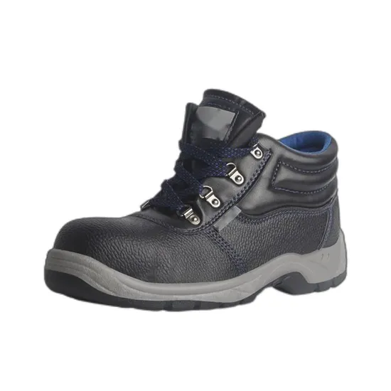 Working Men′ S Protection Steel Toe Cap Midsole Plate Leather Industrial Industry Safety Work Shoes