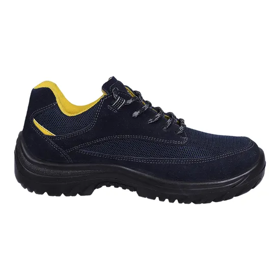 PU Adhesive Outsole Thickened Suede Leather Oil Resistant Safety Shoes