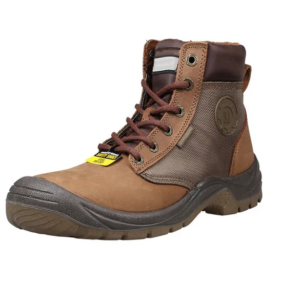 High Top Leather Cheap Boots New Design Construction Safety Shoes for Men Work