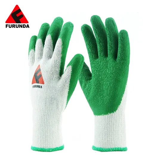 Working Glove with Crinkle Latex Coated Cotton Gloves for Gardening