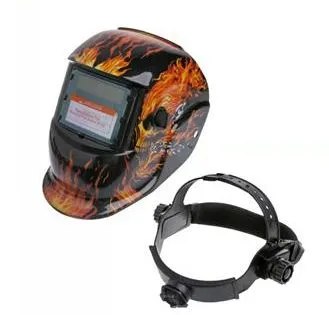 New True Color Adjustable Shade Range 5-9/9-13 Large View Auto Darkening Welding Helmet Mask with 4 Sensors
