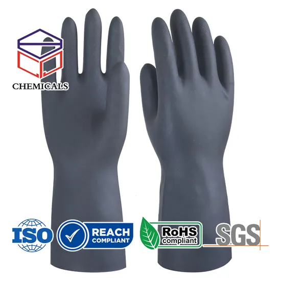 Industrial Hand Protection Waterproof Rubber Gloves