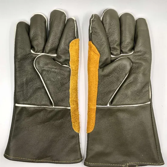 Ultimate Welding Gloves with Reinforced Protection, Grade a Full-Grain Cowhide Leather