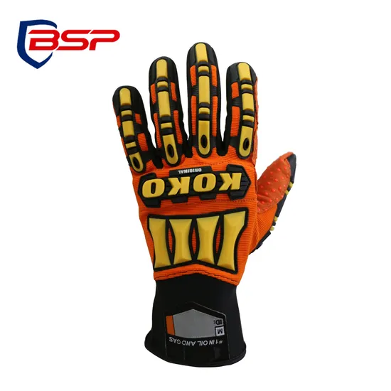 Oilfield Gas Industrial Protection Safety Work Impact Gloves