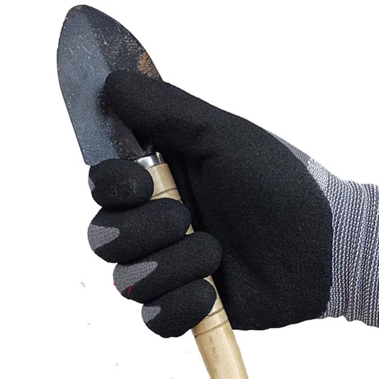 15+ Years of Ddsafety Experience Custom Durable Incomparable Strength Nitrile Sandy Finish Construction Garden Gardening Working Gloves Guantes CE 3121X
