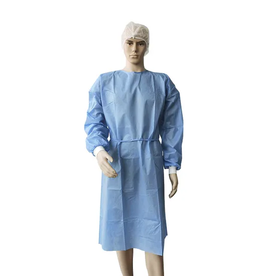 En13795 Testing Static Resistant Supplier Safety Doctor Operating Room Surgical Hospital Disposable Isolation Gowns