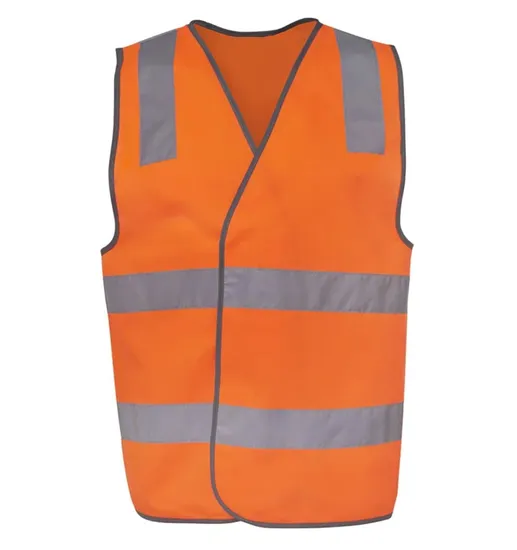 Armor Men′s Hi Vis Orange Reflective B Taped Day/Night Safety Vest Workwear