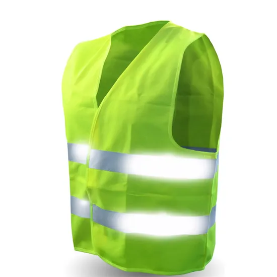 Safety Vests High Visibility Orange Clothing Outdoor Night Running Protective Construction Workwear Hi Vis Reflective Safety Vest