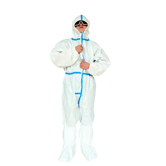 Cheap But High Quality Discounts for Large Amounts with Tape Stick Disposable Protective Workwear Jumpsuit PP/PE SMS Microporous Breathable Non Woven Coverall