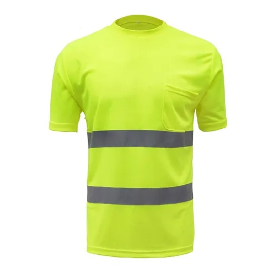 Short Sleeve Work Reflective Safety T-Shirts