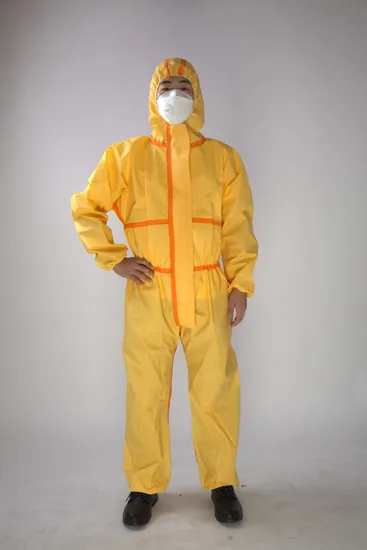 Type 3 Chemical Protective Sunits Clothing Lightweight Thickened Protective Coverall Oil Proof