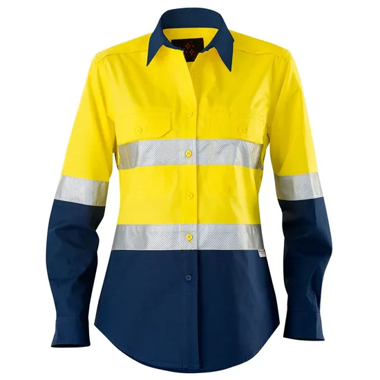 Custom Design 3m Reflective High Visibility Cotton Drill Flame Resistant Safety Work Wear