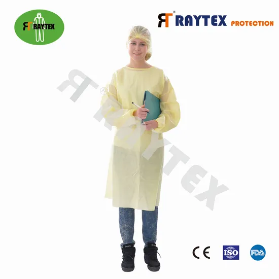 Friendly Price FDA CE Certified SMS En13795 Medical Use Surgical Gown