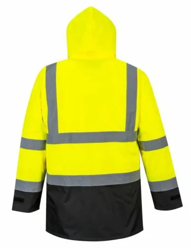 Fluorescent Color Traffic Security Workwear High Light Reflective Jacket for Dark Outdoor