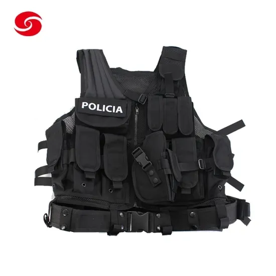 Us Nij Iiia High Quality Cheap Black Police Tactical Army Military Multifunctional Bulletproof Vest