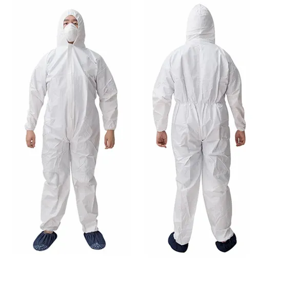 Painting Disposable Clothing Custom Working Coverall Suit PPE Full Body Isolation Gown Coverall Type 5/6