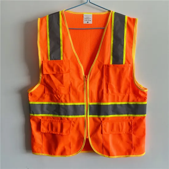 Fg04 Wholesale Customized Industrial Security Hi Vis Construction Work Safety Vest