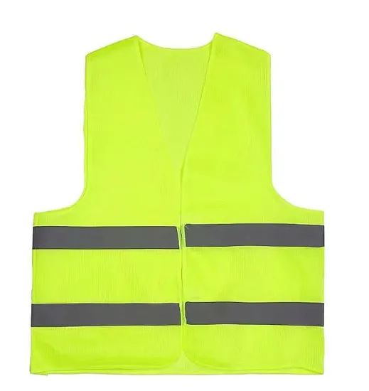 Durable Traffic Safety Warning Workwear Reflective Vest for Dark Outdoor Activity