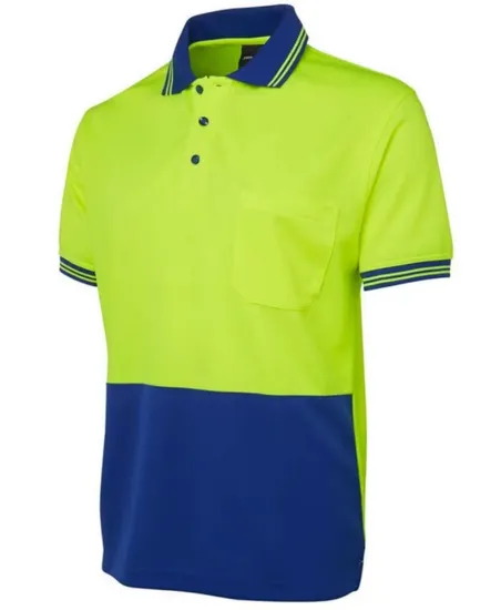 Armor Hi Vis Cool Dry Polo Short Sleeve Shirts Workwear