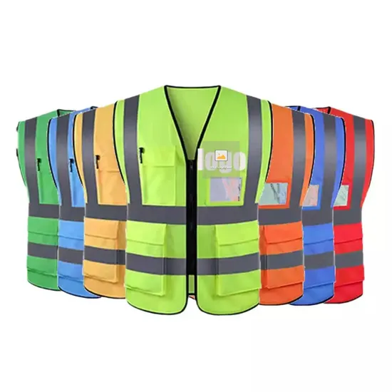 Construction Multi-Pocket Reflective Vest Security Reflective Vest
