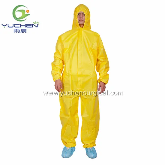 Microporous Disposable Type 5 Type 6 Coverall Protective Workwear