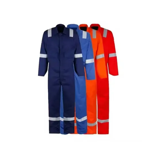 Custom Industrial High Vis Safety Twill Overall Insulated Coverall Men Anti-Flame Workwear