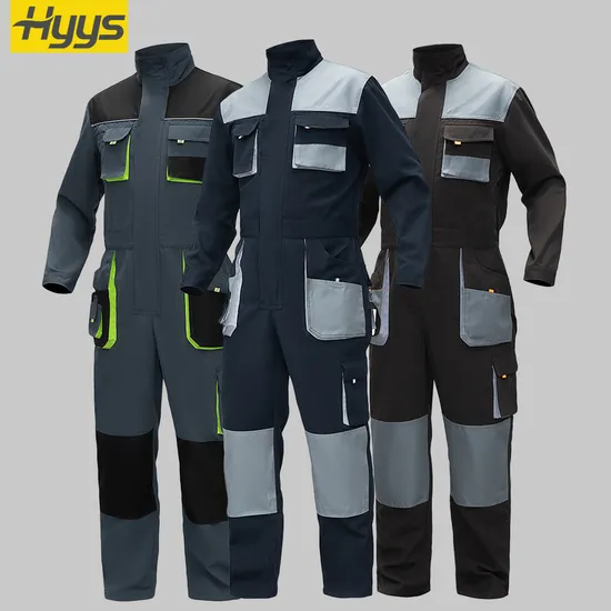High Quality Safety Workwear Multi Pockets Work Clothes Men Coveralls