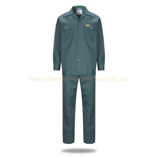 Anti-Acid/Alkali Safety Workwear Multi-Pockets Work Suits with Buttons