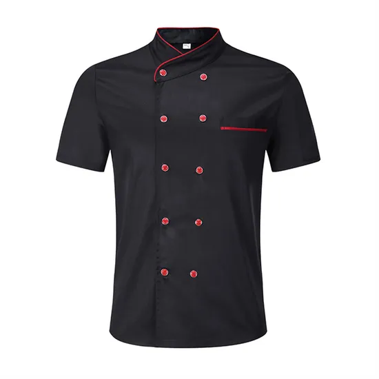 Short Sleeve Cook Uniform Chef Uniform Restaurant Chef Jacket Uniform Short