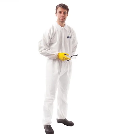 White Paper Disposable Suits Small Painting Protective Coverall