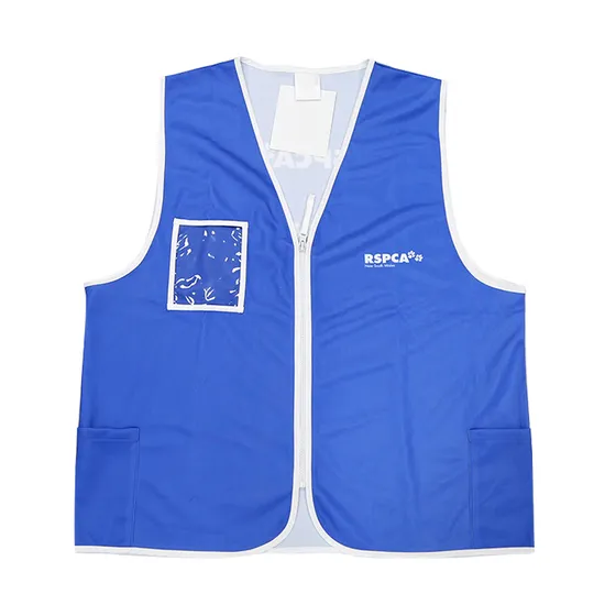 Healong 100%Polyester Custom Logo Work Vest Wholesale Reflective Safety Vest