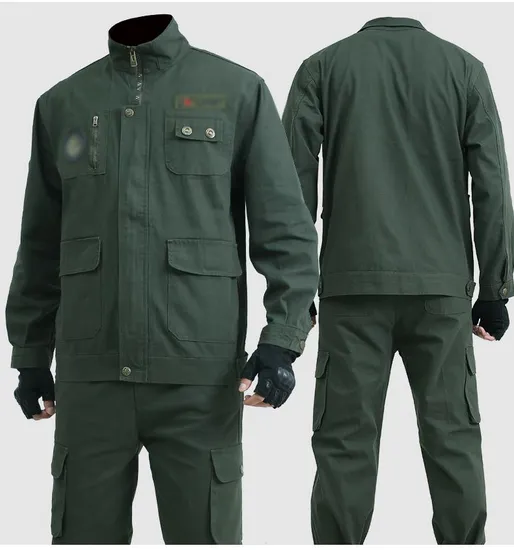 Custom Logo Cotton Work Clothes Outdoor Wear Resistant Welder Thickened Labor Insurance Clothing Uniform for Man